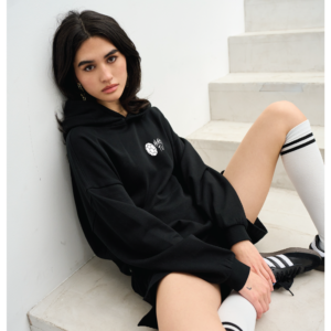 Ladies Light Terry Oversized Hoodie – Bild 2