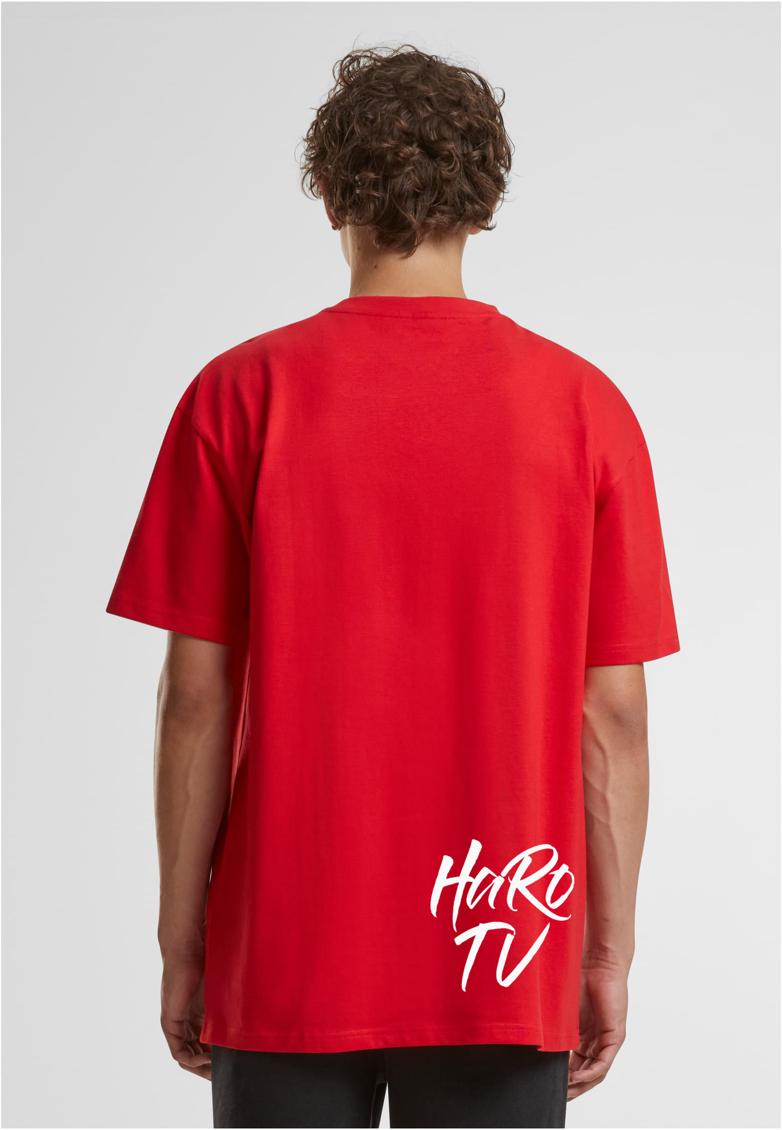 RED Heavy Oversize Tee HaRoTV – Bild 2